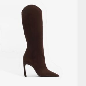 MARYANA SCULPT NUBUCK BOOT $298.00 Color Dark Chocolate Size 10